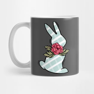 Floral Bunny Rabbit Mug